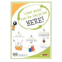Terracycle recycling scheme Pen recycling scheme poster