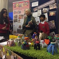 Children attending the eco-schools roadshow