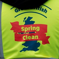 Litter Less Campaign 2018 15 High vis vest with "Spring Clean" written on the back