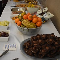 RCE 3 Bowl of fruit and other snacks on a table