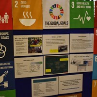 RCE 8 The Global Goals display board