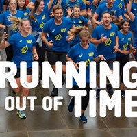 Running out of time Running out of time logo