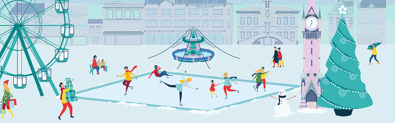 Jubilee square real ice rink